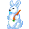 easter snow bunny